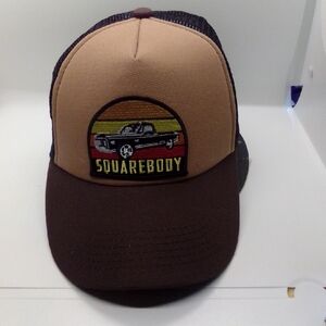 Hand Crafted Brown and Tan Squarebody Hat
